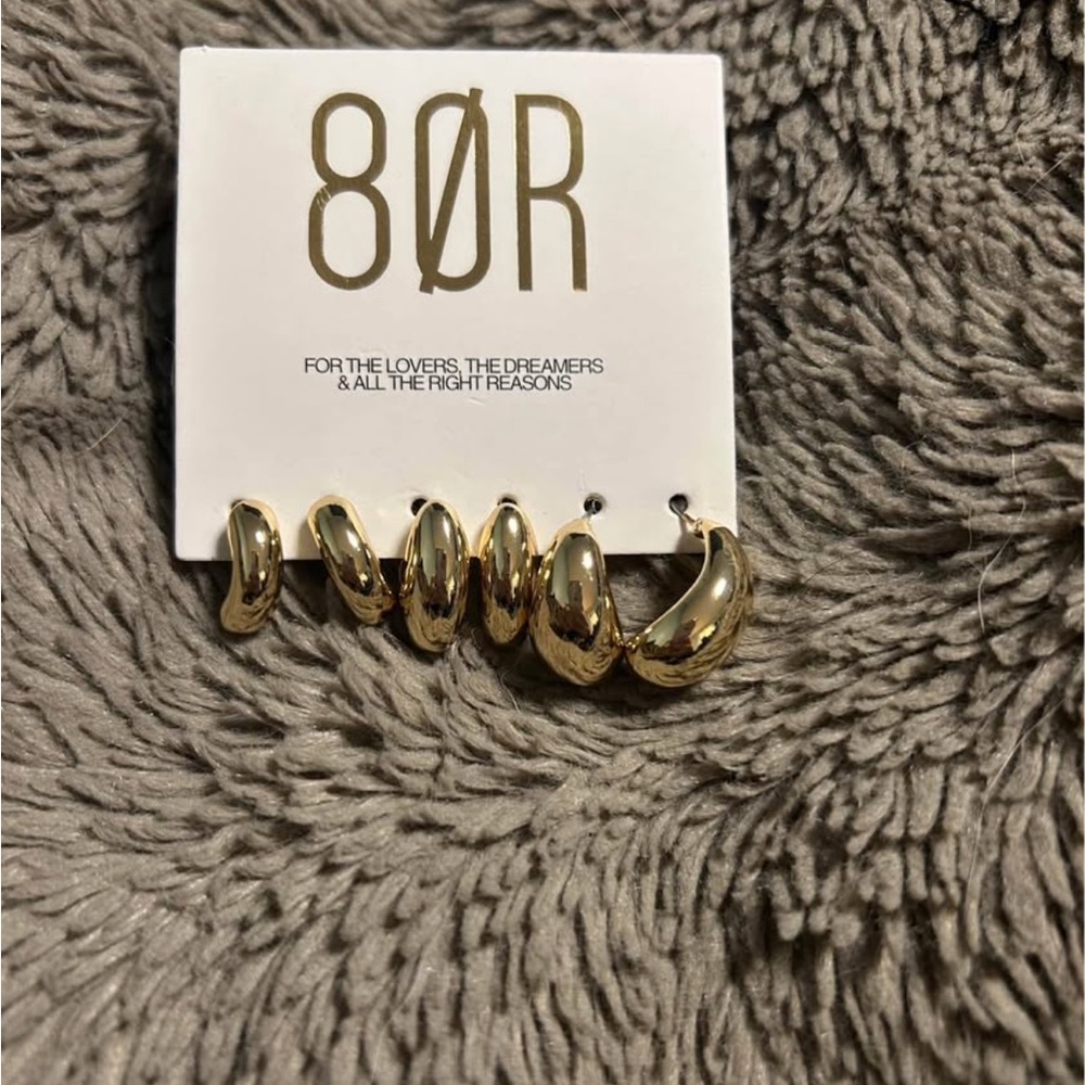 8 Other Reasons Gold Statement Earrings